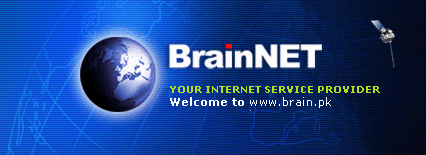 Brain NET is pioneer in Internet Service (SM7608)