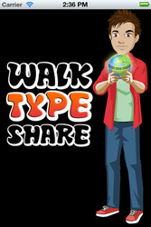 Walk Type Share - Free Download Android/IOS Application